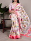 YNF7057 Tussar Silk With Viscose Border With Floral Print Sarees Wholesale Market In Surat